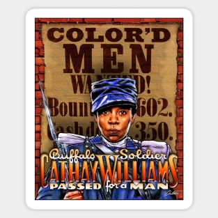 BUFFALO SOLDIER Cathay Williams Sticker